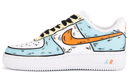 Nike: Синие кроссовки  Air Force 1