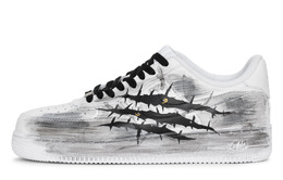 Nike: Чёрные кроссовки  Air Force 1