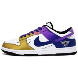 Nike: Фиолетовые кроссовки  Dunk