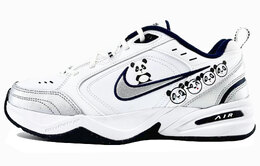 Nike: Серебристые кроссовки  Air Monarch