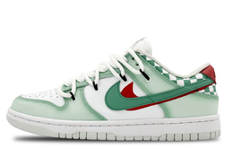 Nike: Зелёные кроссовки  Dunk