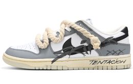 Nike: Серые кроссовки  Dunk