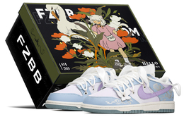 Nike: Голубые кроссовки  Dunk