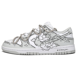 Nike: Белые кроссовки  Dunk