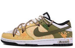 Nike: Оранжевые кроссовки  Dunk