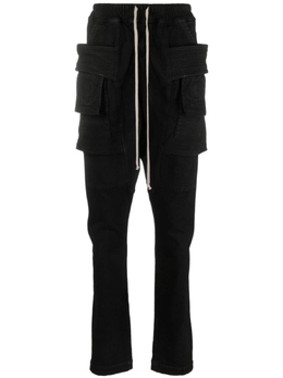 Rick Owens Drkshdw: Чёрные брюки  Creatch