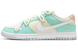 Nike: Зелёные кроссовки  Dunk