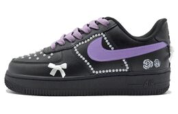 Nike: Фиолетовые кроссовки  Air Force 1
