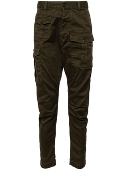 Dsquared2: Зелёные брюки 