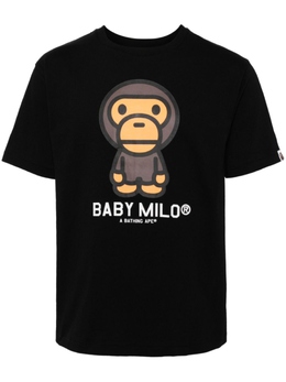 A BATHING APE: Чёрная футболка 