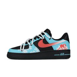 Nike: Чёрные кроссовки  Air Force 1