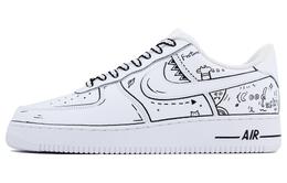 Nike: Чёрные кроссовки  Air Force 1