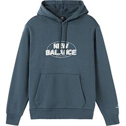 New Balance: Синяя толстовка 
