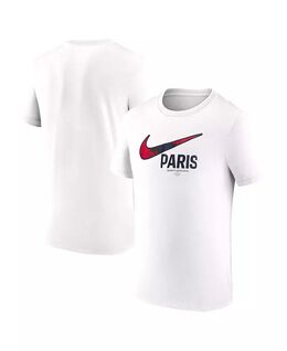 Nike: Белая футболка  Paris Saint Germain