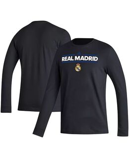 Adidas: Чёрная футболка  Madrid