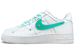 Nike: Зелёные кроссовки  Air Force 1