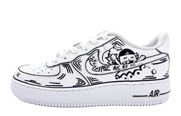 Nike: Белые кроссовки  Air Force 1