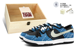 Nike: Чёрные кроссовки  Dunk