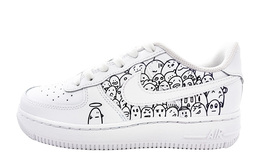 Nike: Белые кроссовки  Air Force 1