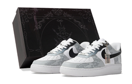 Nike: Серые кроссовки  Air Force 1