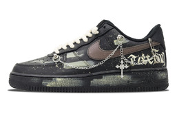 Nike: Чёрные кроссовки  Air Force 1