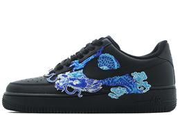 Nike: Чёрные кроссовки  Air Force 1