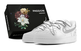 Nike: Серые кроссовки  Air Force 1