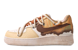 Nike: Серые кроссовки  Air Force 1