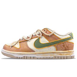Nike: Бежевые кроссовки  Dunk