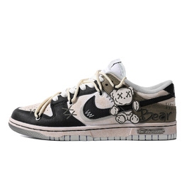 Nike: Чёрные кроссовки  Dunk