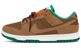 Nike: Оранжевые кроссовки  Dunk