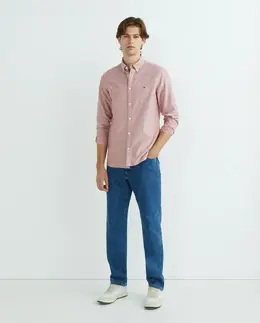 Tommy Hilfiger: Однотонная рубашка 