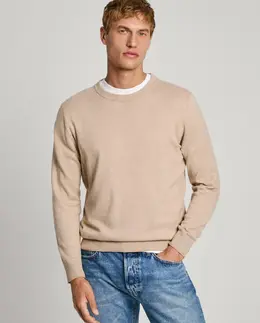 Pepe Jeans: Бежевый свитер 