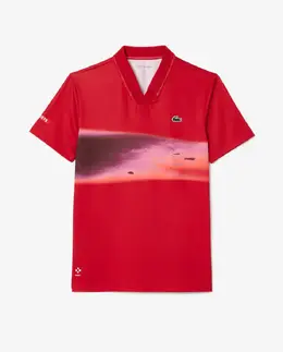 Lacoste: Красная рубашка 