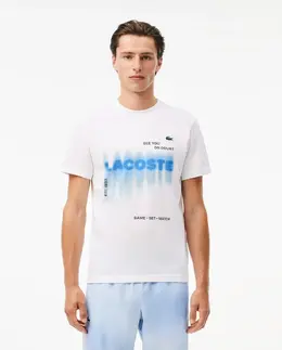 Lacoste: Белая футболка 