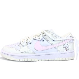 Nike: Белые кроссовки  Dunk