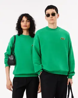 Lacoste: Зелёная толстовка 