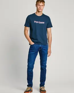 Pepe Jeans: Синие джинсы 