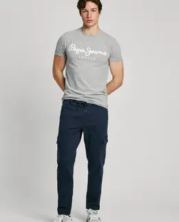 Pepe Jeans: Тёмные брюки 