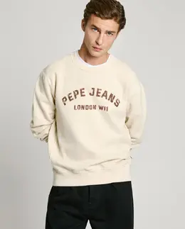 Pepe Jeans: Толстовка с принтом 