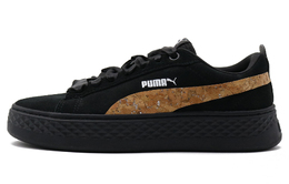 PUMA: Чёрные кроссовки  Smash