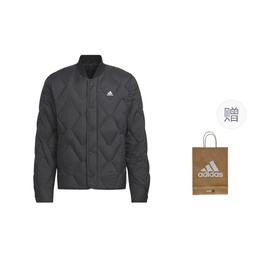 Adidas: Чёрный пуховик 