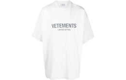 Vetements: Белая футболка 