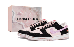 Nike: Чёрные кроссовки  Dunk
