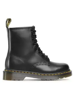 Dr. Martens: Чёрные ботинки 