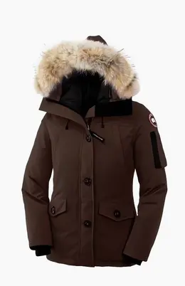 Canada Goose: Коричневая куртка 