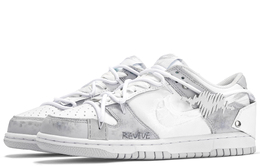 Nike: Серые кроссовки  Dunk