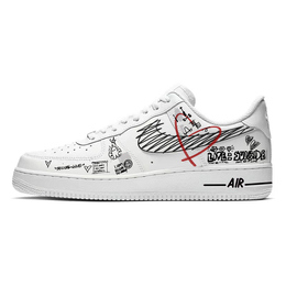 Nike: Белые кроссовки  Air Force 1