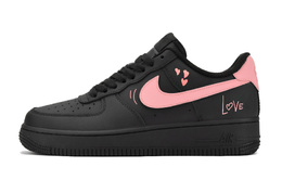 Nike: Чёрные кроссовки  Air Force 1