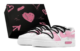 Nike: Розовые кроссовки  Air Force 1